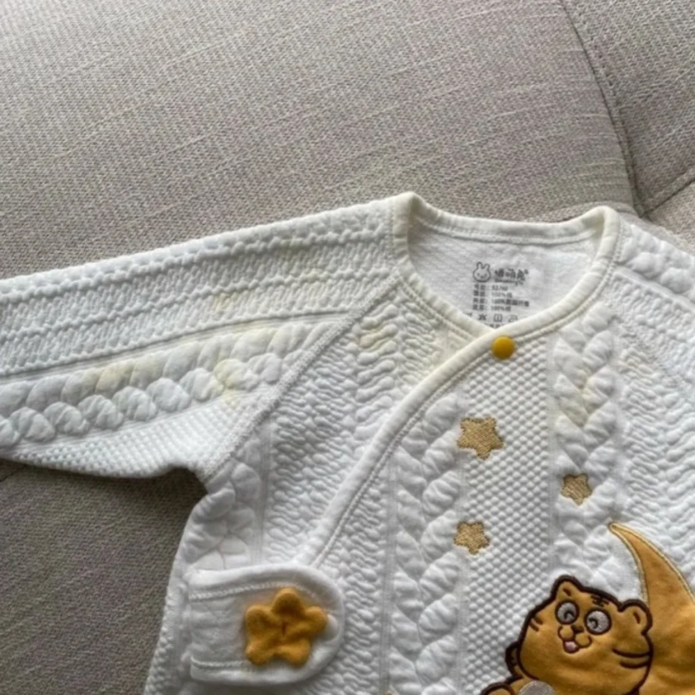 Baby Star Knit Onesie Hat and Bodysuit Set
